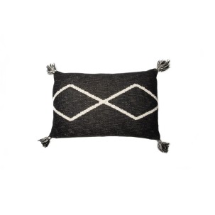 Decorative cushion Oasis Black Lorena Canals