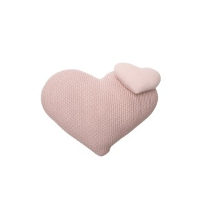 Knitted cushion Love