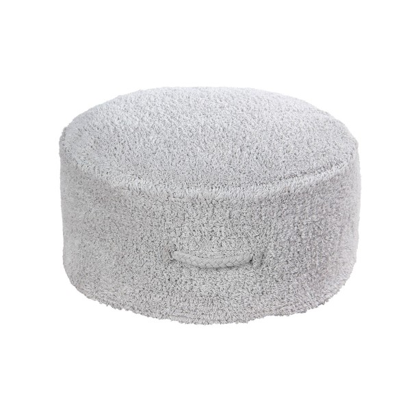 Chill Pearl Grey pouffe Lorena Canals