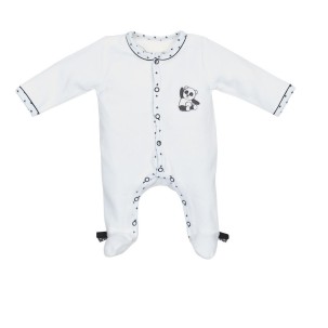 Pyjama Black/White Newborn CHAO CHAO Sauthon