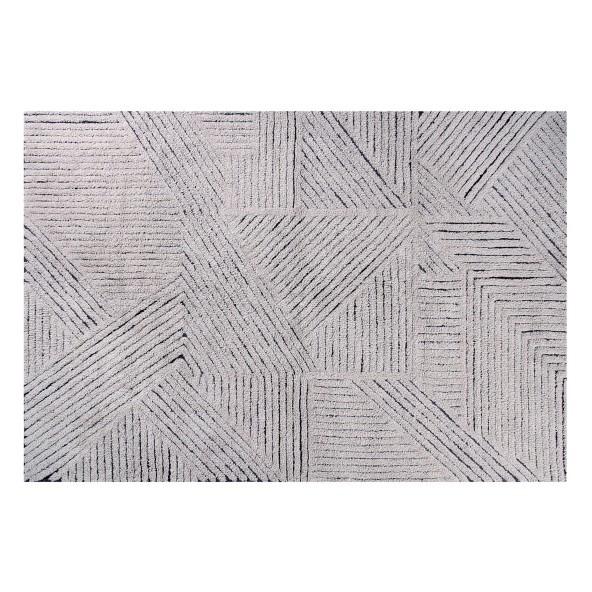 Black Chia wool rug 170x240 cm Lorena Canals