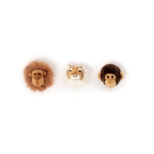 Jungle Wild&Soft set of 3 small trophies