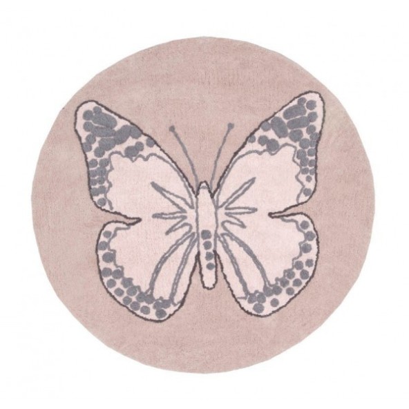 Cotton Butterfly Nude rug ?160 cm Lorena Canals