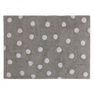 Topos Grey Cotton Rug 120x160 cm Lorena Canals