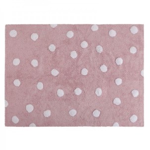 Topos Pink Cotton Rug 120x160 cm Lorena Canals