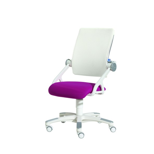 Krzesło regulowane YVO jeżynowo-białe Paidi