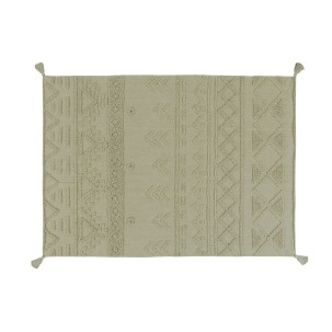 Tribu Olive cotton rug 200x300 cm Lorena Canals