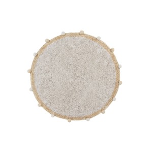 Bubbly Natural Honey Cotton Rug ?120 cm Lorena Canals