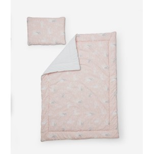 Bedding with filling and pillow 100x135 Bunnies PINIO