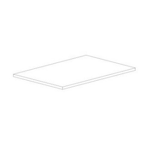Biała dodatkowa półka do szafy 3-drzwiowej (szeroka) Marsylia PINIO