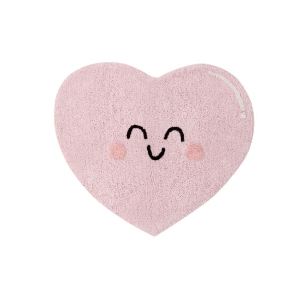 Cotton rug Happy Heart 90x105 cm Mr Wonderful & Lorena Canals