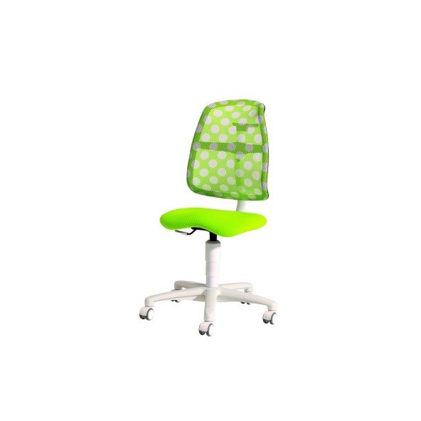Krzesło regulowane SINO lime/Dots white