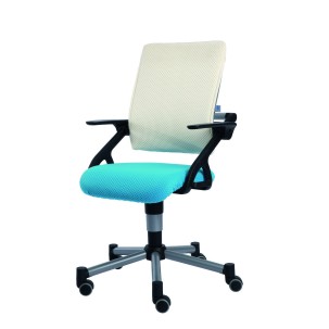 Krzesło regulowane Tio SITNESS lazurowy niebieski-białe PAIDI