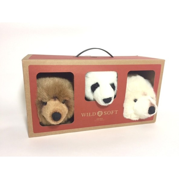 Small Bear Trophy Set of 3 Wild&Soft
