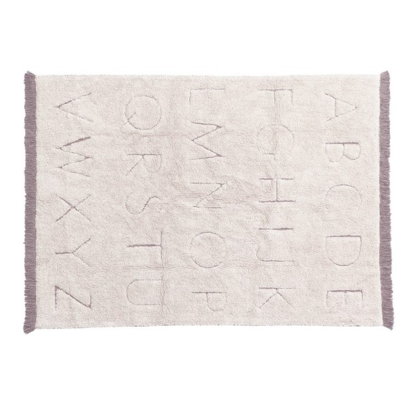 RugCycled ABC cotton rug 120x160 cm Lorena Canals