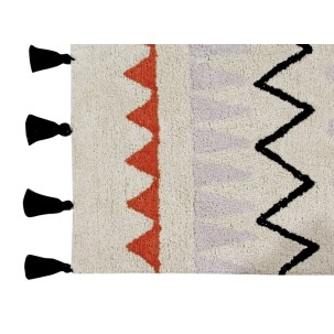 Dywan Azteca Natural Terracota 100% bawełny, do prania w pralce, 140x200 cm, Lorena Canals