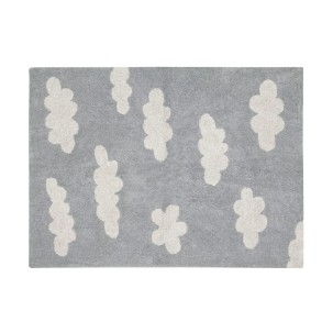 Dywan Cloud Grey, 100% bawełny, do prania w pralce, 120x160 cm, Lorena Canals