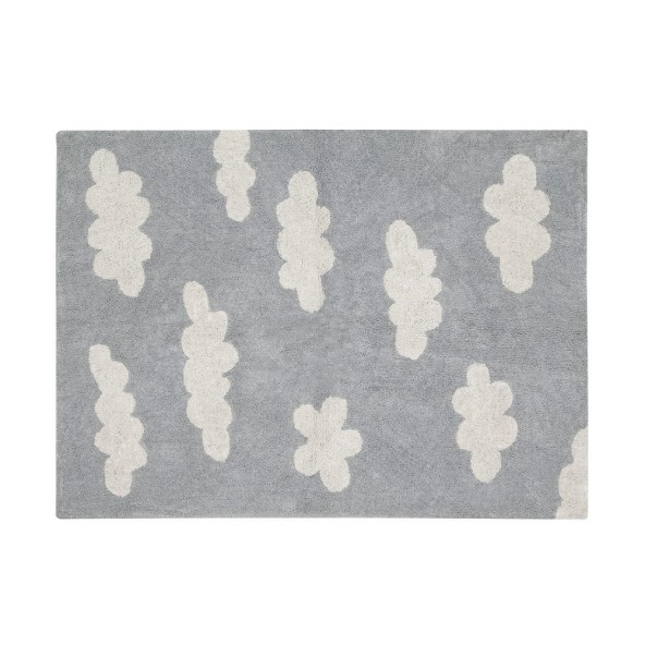 Dywan Cloud Grey, 100% bawełny, do prania w pralce, 120x160 cm, Lorena Canals