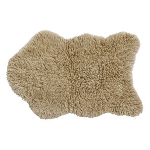 Woolly Beige wool rug 75x110 cm Lorena Canals