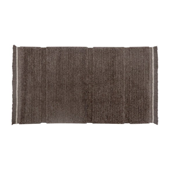 Steppe Brown wool rug 80x140 cm Lorena Canals