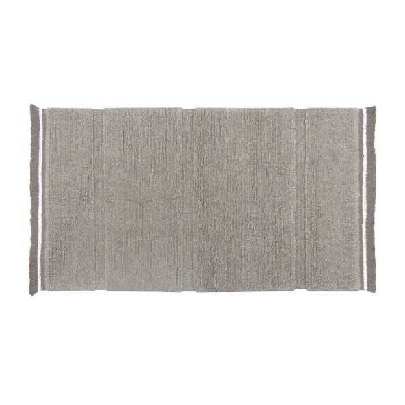 Steppe Grey wool rug 80x140 cm Lorena Canals