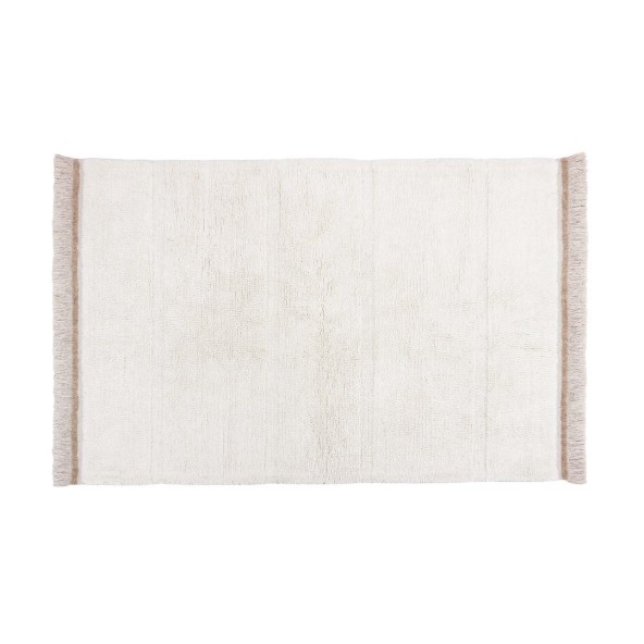 Steppe White wool rug 120x170 cm Lorena Canals
