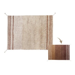 Twin Toffee Cotton Rug 120x160 cm Lorena Canals