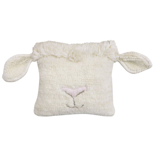 Pink Nose Sheep wool pillow Lorena Canals
