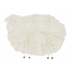 Pink Nose Sheep wool rug 120x170 cm Lorena Canals