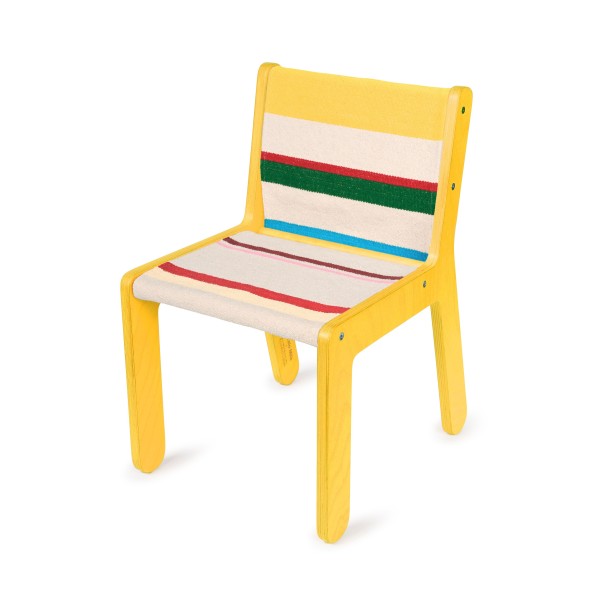 Krzesełko dziecięce Sillita Kaarol-żółte Lorena Canals x Gonzalo Milà