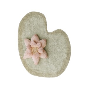 Lilly cotton pouf rug 140x160cm Lorena Canals