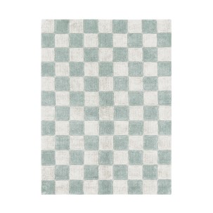 Kitchen Tiles Blue Sage cotton rug 120x160 cm Lorena Canals