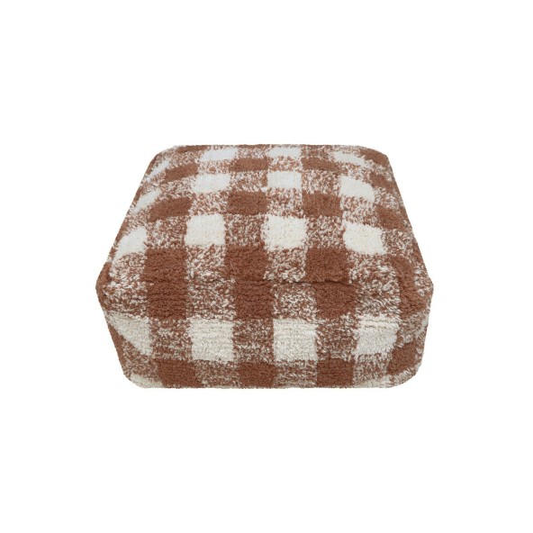 Vichy Toffee pouffe Lorena Canals