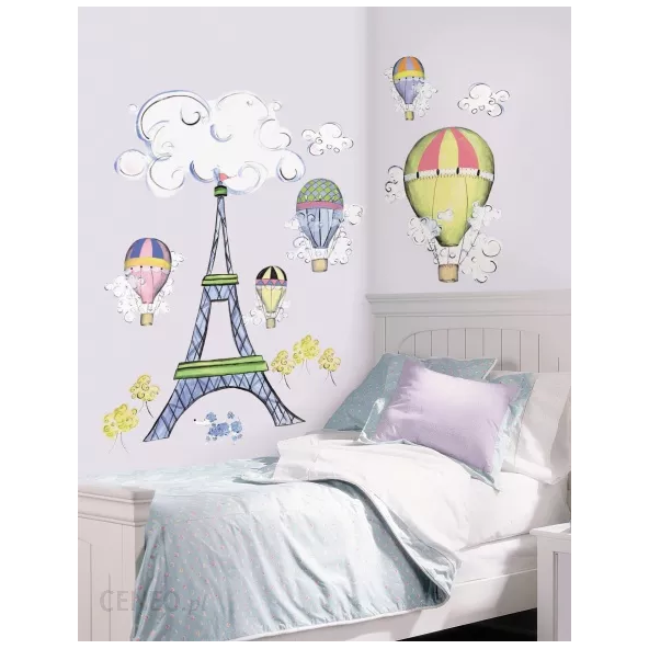 Roommates naklejki ścienne Podróż balonem po Paryżu