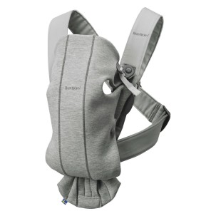 BABYBJORN MINI 3D Jersey - nosidełko, Jasny szary