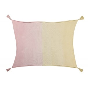 Kocyk niemowlęcy Ombré Vanilla-Soft Pink, 100% bawełna 100x120cm,  Lorena Canals