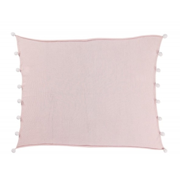 Kocyk niemowlęcy Bubbly Soft Pink, 100% bawełna 100x120cm,  Lorena Canals