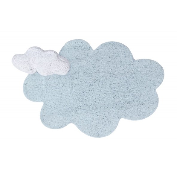 Puffy Dream Blue Cotton Rug 110x170 cm Lorena Canals