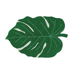 Dywan Monstera Leaf, 100% bawełny, do prania w pralce, 120x160cm Lorena Canals