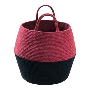 Zoco Black/Aubergine decorative basket