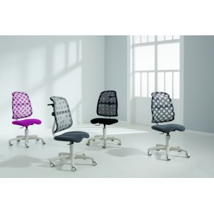 Krzesło regulowane SINO Dots-white/grey