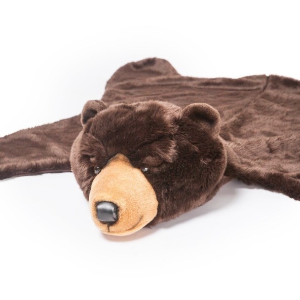 Dark brown bear rug Henry Wild&Soft